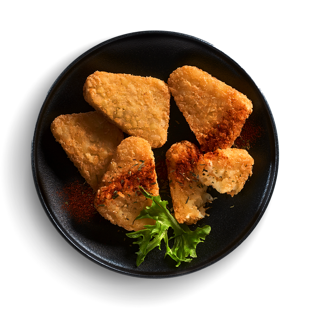 Dish made using McCain Hash Brown Triangles