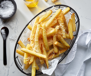 Dish made using McCain Skin On Fries