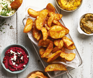 Dish made using McCain Seasoned Wedges