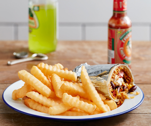Dish made using McCain Crinkle Cut Fries 13mm