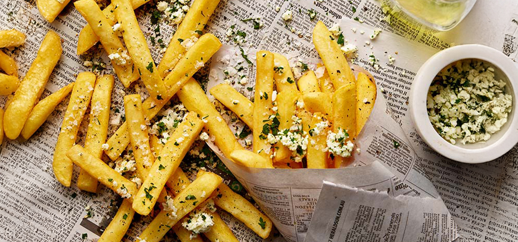 Feta Topped Fries