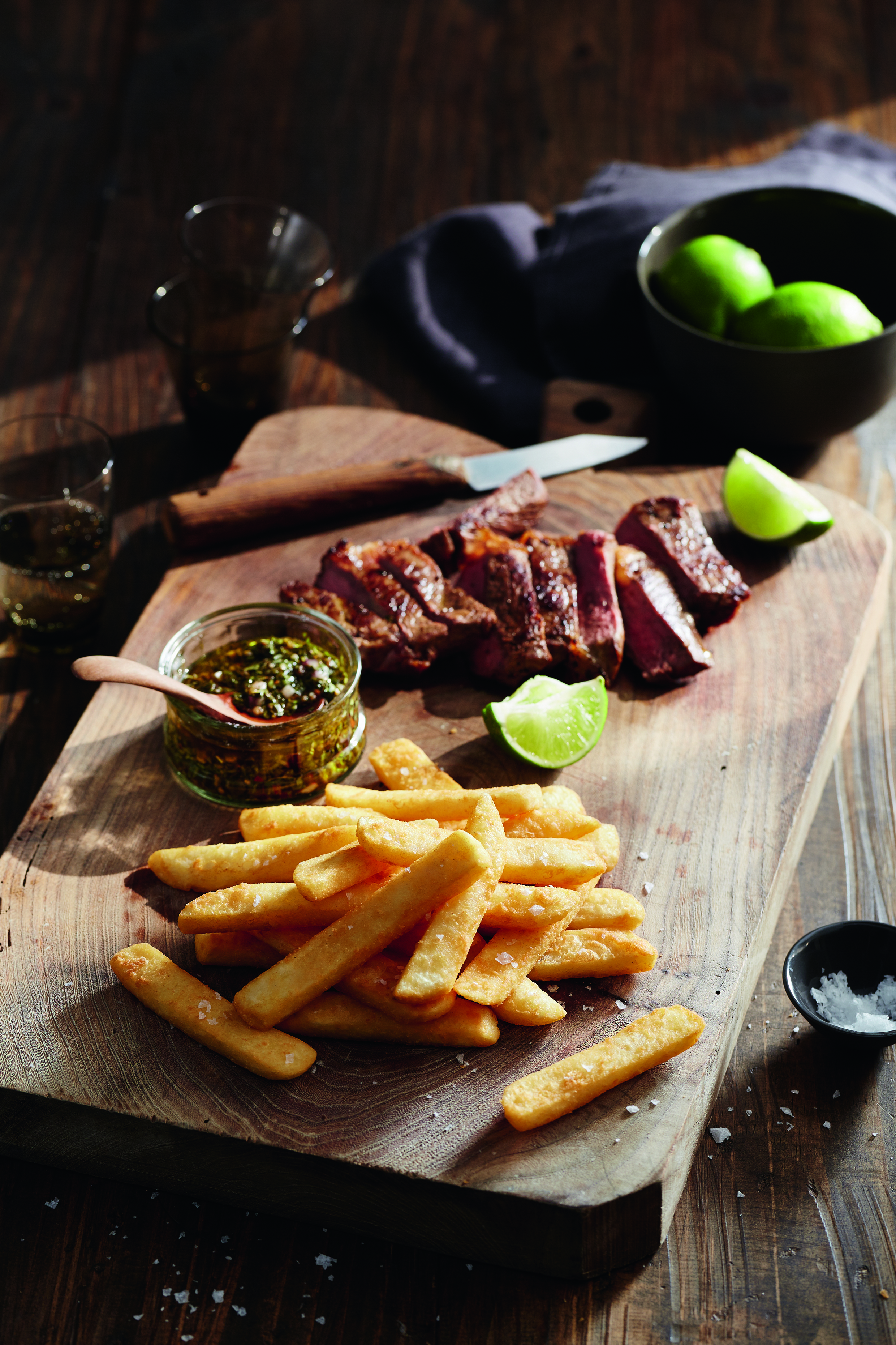 Dish made using McCain Beer Batter Steak Fries