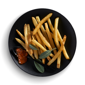Dish made using McCain Skin On Fries