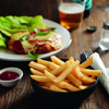 Dish made using McCain Straight Cut Fries 13mm