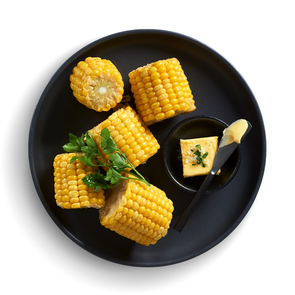 Dish made using McCain Super Sweet Corn Cobbettes