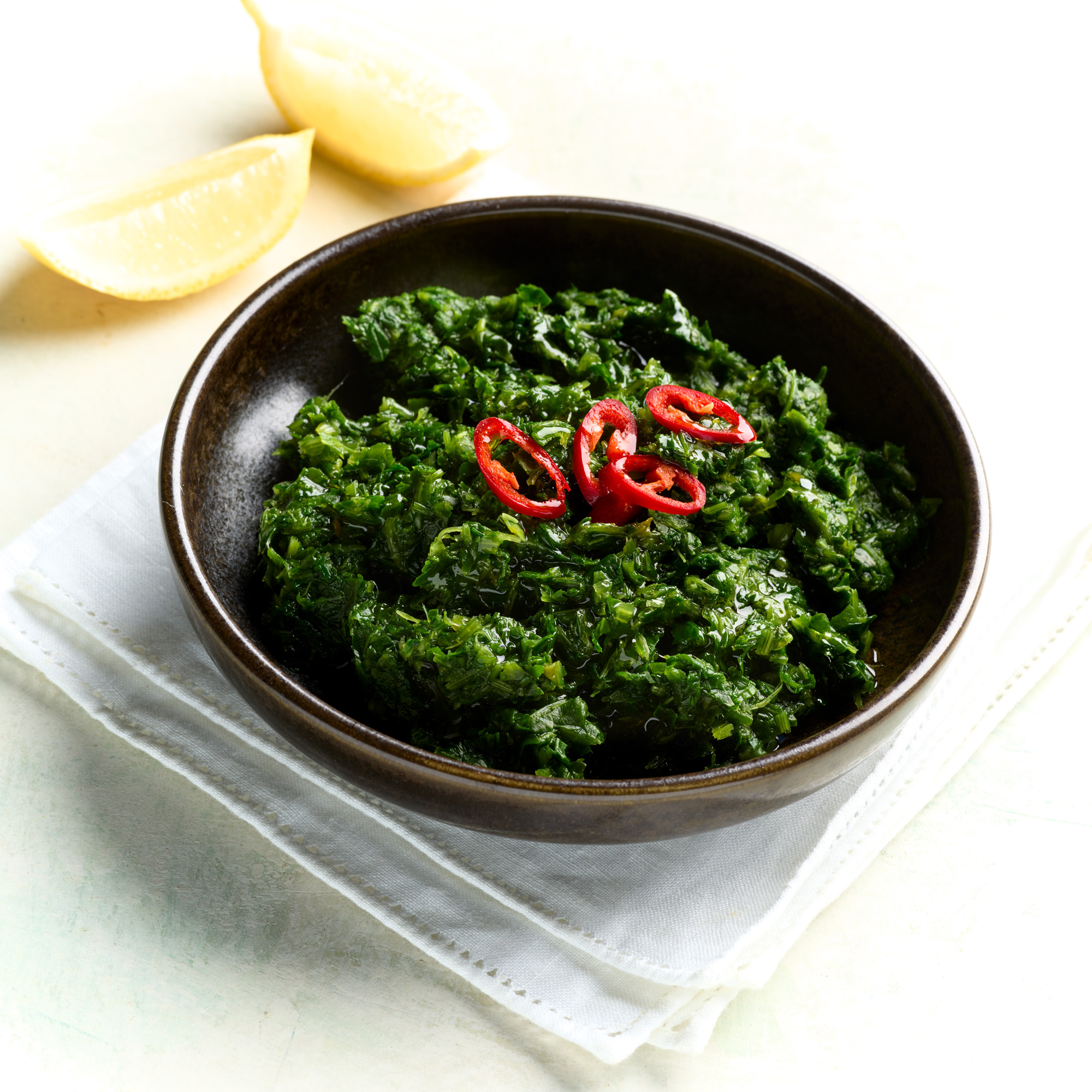 Dish made using McCain Cut Leaf Spinach