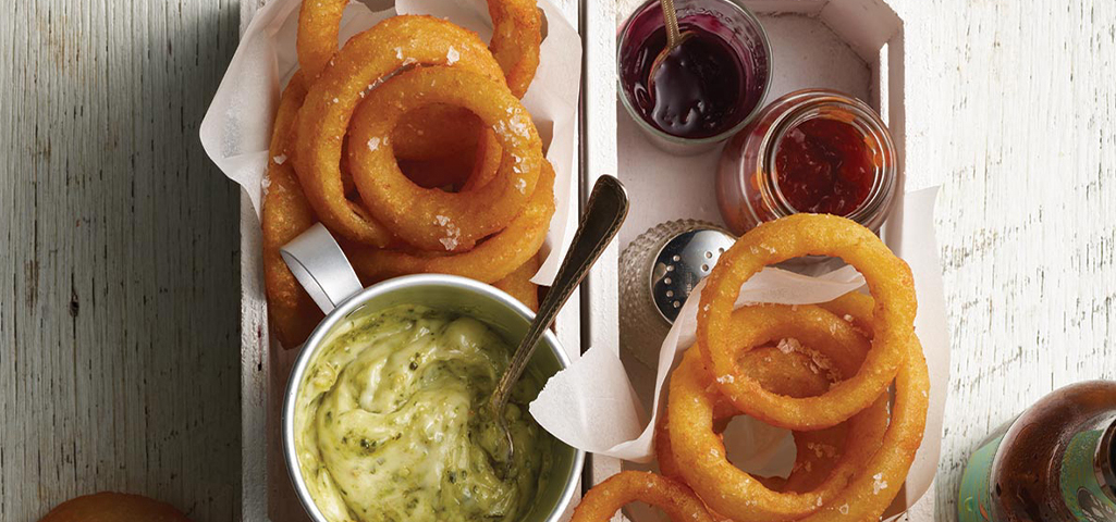 Happy Hour - Beer Battered Onion Rings