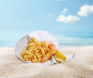 Dish made using McCain Fish Shop Chip