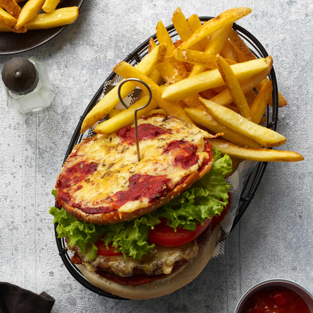 Dish made using McCain Skin On Fries
