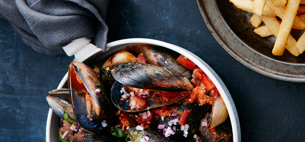 Spanish Style Mussels
