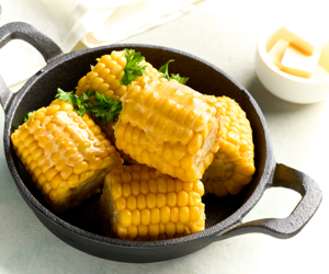 Dish made using McCain Super Sweet Corn Cobbettes