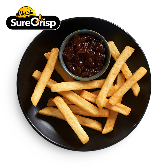 Dish made using McCain SureCrisp™ 13mm Fries