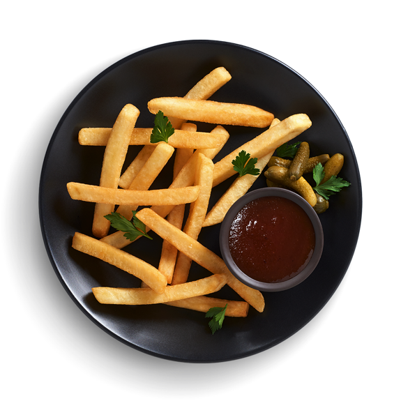 Dish made using McCain Fast Fry Straight Cut Fries 10mm