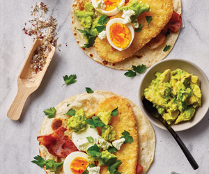 Dish made using McCain Hash Brown Ovals