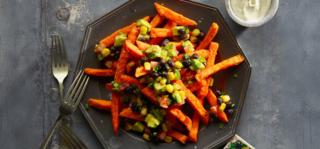 Sweet Potato Fries Summer Salad