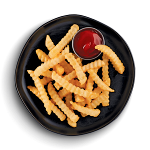 Dish made using McCain Crinkle Cut Fries 13mm