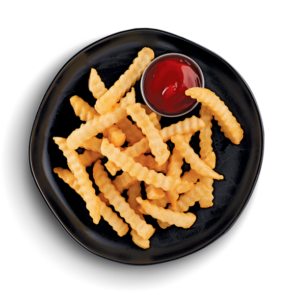 Dish made using McCain Crinkle Cut Fries 13mm